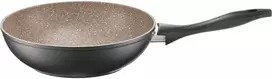 Keptuvė wok su powłoką Qualum Basic Stone Edition Arras 26 cm AMBITION