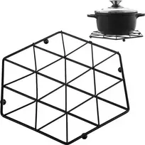 Orion Metalinis padėkliukas puodui 22,5 cm juodas