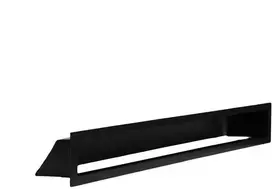 Tunelis -grotelės židinio NORDFLAM 60x380mm juodos spalvos