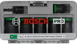 Bosch Šešiabriaunė rakt.galvutė 6 1-daliu kompl 1/2"