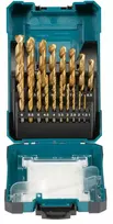 Grąžtas Makita D-72229-10 HSS-TiN metalo grąžtų rinkinys iš 19 vnt., su kartonine vitrinine dėže (10 vnt)