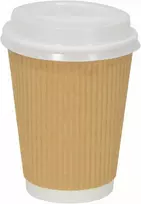 Popieriniai kavos puodelių dangteliai, Ø90mm 12oz/16oz 1000vnt.