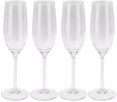 Luigi Bormioli Prabangių šampano taurių komplektas 210ml, 4 vnt.