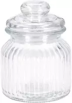 Zeller Stiklinis birių produktų indas su dangteliu CURLY, 650 ml