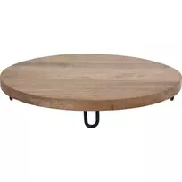 KOOPMAN Style Ekologinio stiliaus užkandžių lenta kiekvienai virtuvei, skersmuo 40 cm.