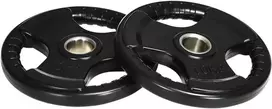 Sportnow Štangos svorių rinkinys, 2 vnt., "Tri-Grip", 2 x 10 kg, 5 cm