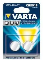 Varta 06016, Vienkartinė baterija, CR2016, Ličio, 3 V, 2 vnt., Metalinis