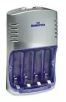 Manhattan Fast Baterija Charger, AA+AAA, Two-Hour Cycle, Holds Up to Four Batteries, komplekte 4 x 2300mAh akumuliatoriai, 419086