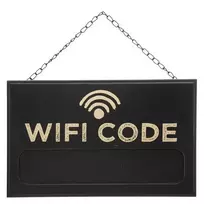 Atmosphera Code Kreida lenta juoda WIFI KODAS, 35 x 22 cm