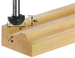 Lovelių freza Festool; 12,7/14/44 mm
