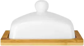 Sviestinis indelis ant bambuko pagrindo Natural 17 cm AMBITION