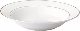 Sriubinė lėkštė Aura Gold Ambition 23cm balta