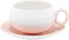 Puodelis Bella 250 ml rožinis AMBITION