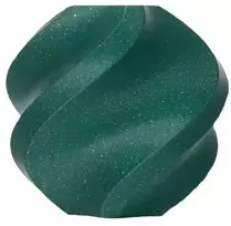 Bambu Lab PLA Sparkle plastikas 1.75mm 1kg - rinkinyje su daugkartine rite - Alpine Žalias Sparkle