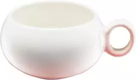 Puodelis Bella 400 ml rožinis AMBITION