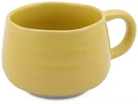 Jamie Oliver Big Love Cozy Cuppa 375 ml geltonas keraminis puodelis
