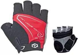 Author Dviračių pirštinės Lady Comfort Gel s/f, S, raudona/juoda
