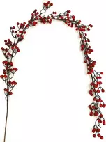 Saska Garden Raudonųjų šermukšnių vaisių girlianda 160 cm