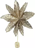 Christmas Decoration Kalėdinė žvaigždė 30 cm auksinė popierinė