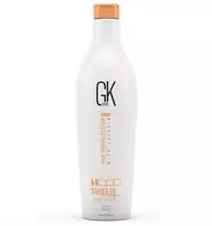GK hair Global Keratin Shield Additive plaukų šampūnas ir kondicionierius 2 viename atkuriamasis ir stiprinamasis, 650 ml