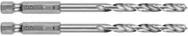 Wiertło Šešiakampis metalinis grąžtas 5,5 mm, 2 vnt.