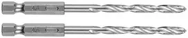 Wiertło Šešiakampis metalinis grąžtas 4,8 mm, 2 vnt.