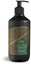 „I Love Wellness De-Stress“ veganiškas drėkinamasis ir minkštinamasis rozmarinų, eukaliptų ir citrinžolės losjonas rankoms ir kūnui, 500 ml
