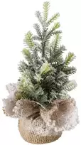 Boltze dirbtinė Kalėdų eglutė džiuto vazone TANNE, 22 cm
