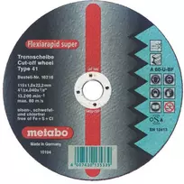 Metabo FLEXIAMANT SUPER A pjovimo diskas 36-R 3503,025,4 mm nerūdijančiam plienui