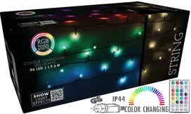 Christmas Decoration Kalėdinės LED girliandos 96 RGB su pultu
