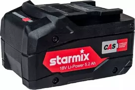 Akumuliatorius STARMIX 18V 5,2 Ah