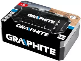 Graphite Dviejų metalų skylučių pjūklai Co8% (19, 25, 30, 35, 40, 68 mm), rinkinyje 9 vnt.