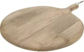 Boltze Apvali serviravimo lenta iš mango medienos, Ø 47 cm