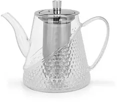 Fissman Arbatinukas 1000 ml su plieniniu filtru (stiklinis)