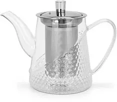 Fissman Arbatinukas 600 ml su plieniniu filtru (stiklinis)