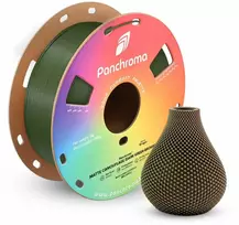 Polymaker Panchroma PLA Dual Matte 1.75mm 1kg - Shadow Juodas (Baltas-Juodas)