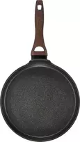 Keptuvė blynams su powłoką Qualum Basic Stone Edition Darkwood 26 cm AMBITION