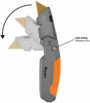 Sulankstomas trapecijos formos peilis DIY-KN190202/B SU TRAPECIJOS FORMOS AŠMENIMIS BRADAS