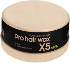 Morfose Pro plaukų vaškas X5 vyrams, matinis, itin stilingas, 150 ml