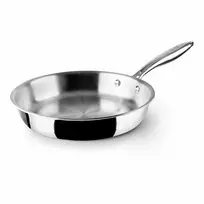 IBILI trijų sluoksnių nerūdijančio plieno keptuvė be dangos, 28 cm, Triply Natural 652928
