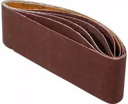 Bgs Technic Šlifavimo juostų rinkinys | juostiniam šlifuokliui | 75 x 533 mm | K 40 - 60 - 80 - 120 - 240 | 5 vnt. (80822)