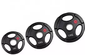 Provesport Olimpinis gumuotas svoris 51mm 15kg (su nerūdijančio plieno įvore)