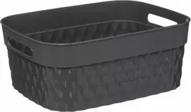 5five Simply Smart 55 Stačiakampė talpa RECTA, plastikinė, 5 l, pilka