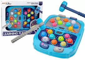 Lean Toys Interaktyvus kosminis žaidimas „Wack A Mole“