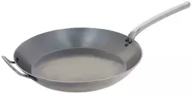 DE BUYER CARBONE PLUS Apvali keptuvė su ventiliuojama rankena 32cm