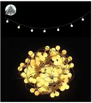 Fiesta LED šviesų girlianda su 80 lempučių, šiltai balta