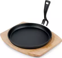 Vilde Gili puodas 22 cm su mediniu padėkliuku