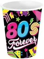 Fiesta 80-ųjų „Forever“ popierinis puodelis
