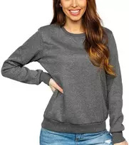 J.Style Džemperis Moterims Fleece Pilkas 68W01-5