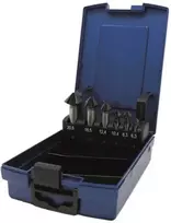 Grąžtas Bohrcraft Įgilintuvų rinkinys KS6-K 6,3–25,0 mm HSS-G Al-Cro 90° 5 dalys ABS dėžutėje